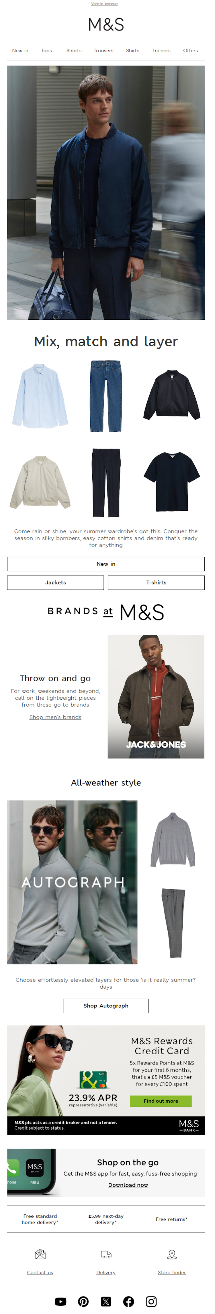 Marks & Spencer Email Design