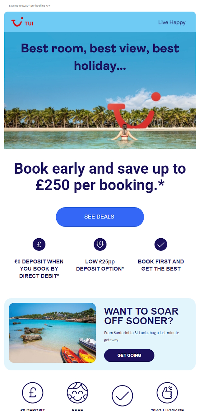 TUI Email Design