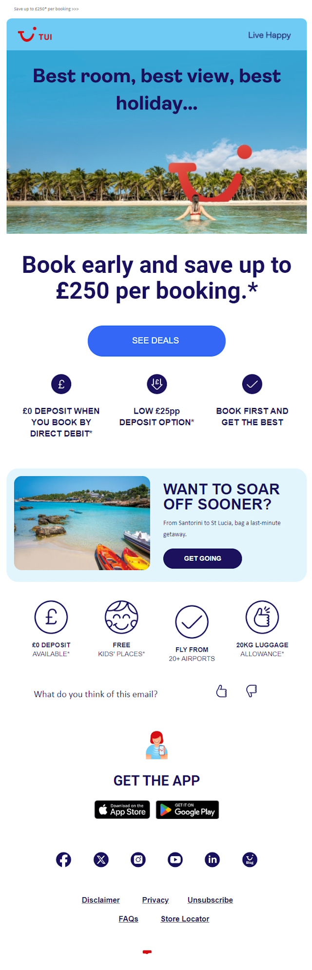 TUI Email Design